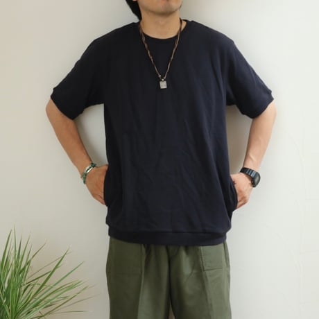 UNISEX / SPINNER BAIT / 半袖リブクルーネック ミニ裏毛 / 134MU