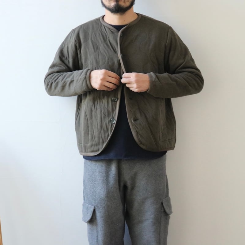 UNISEX / SPINNER BAIT / ライナーカーディガン ミリタリーキルト / 2