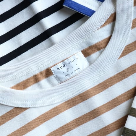 A.U.G. relaxing / MVS BORDER TEE