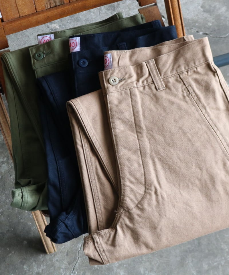 CRANK PROJECTS / ファットパンツ コットンサージ / FAT501CS | L