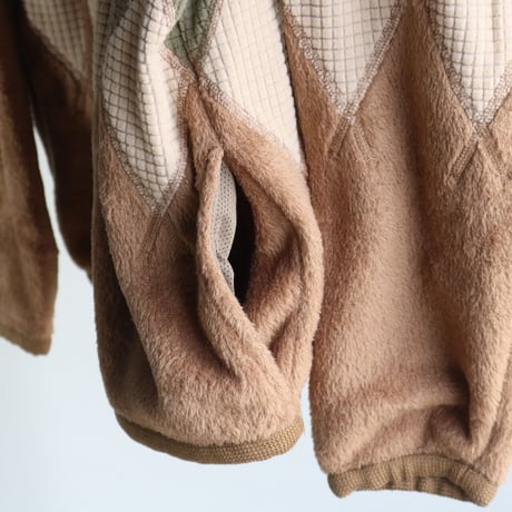 BURLAP OUTFITTER / ARGYLE FLEECE CARDIGAN