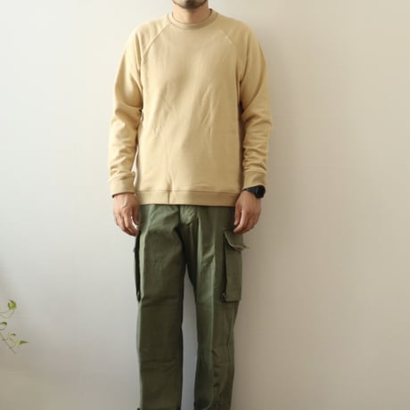 UNISEX / SPINNER BAIT / ラグランクルーネック アズマ裏毛 / 126OU