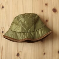 UNISEX / cableami / MILITARY QUILT BUCKET HAT / 021-23AW