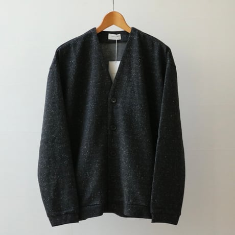 UNISEX / SPINNER BAIT /  リブカーディガン ネップ接結ニット / 212N
