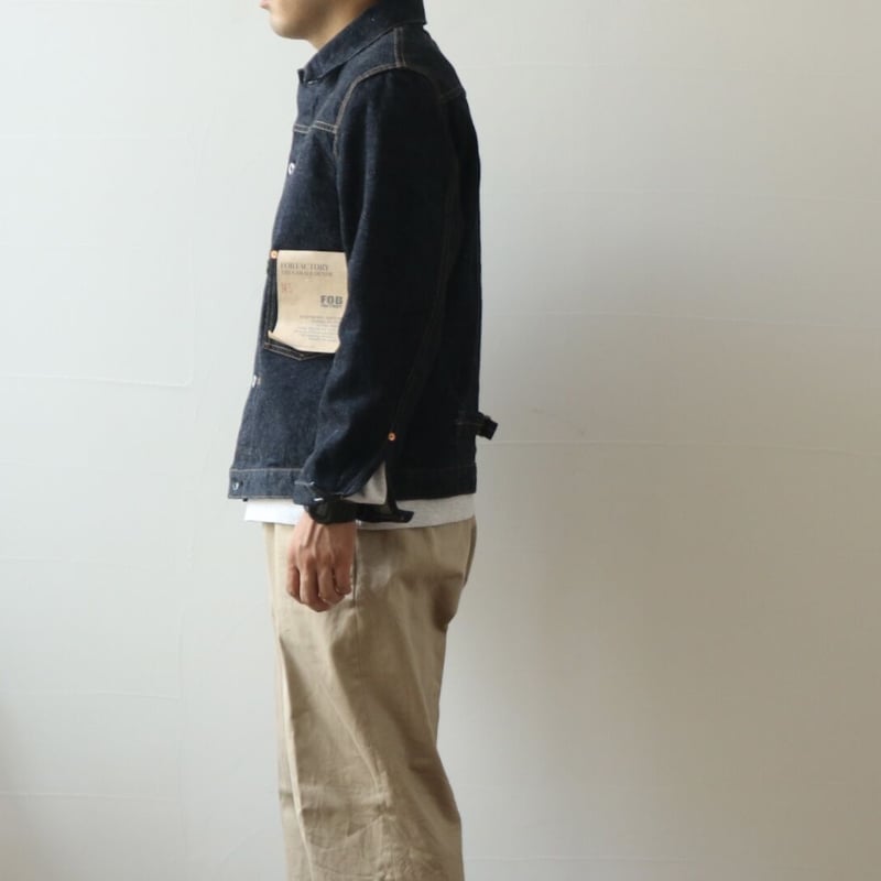 ジャケット・アウター fob factory selvedge garage denim jacket UNISEX / FOB FACTORY / SELVEDGE GARAGE DENIM JK