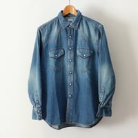FOB FACTORY / DENIM WESTERN SHIRT / F3506