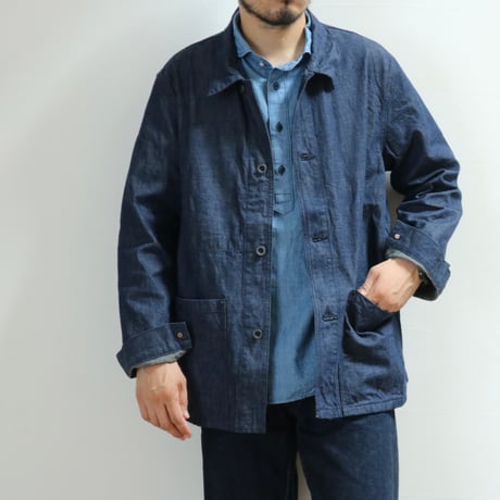 FOB FACTORY / DENIM COVER ALL / F2447