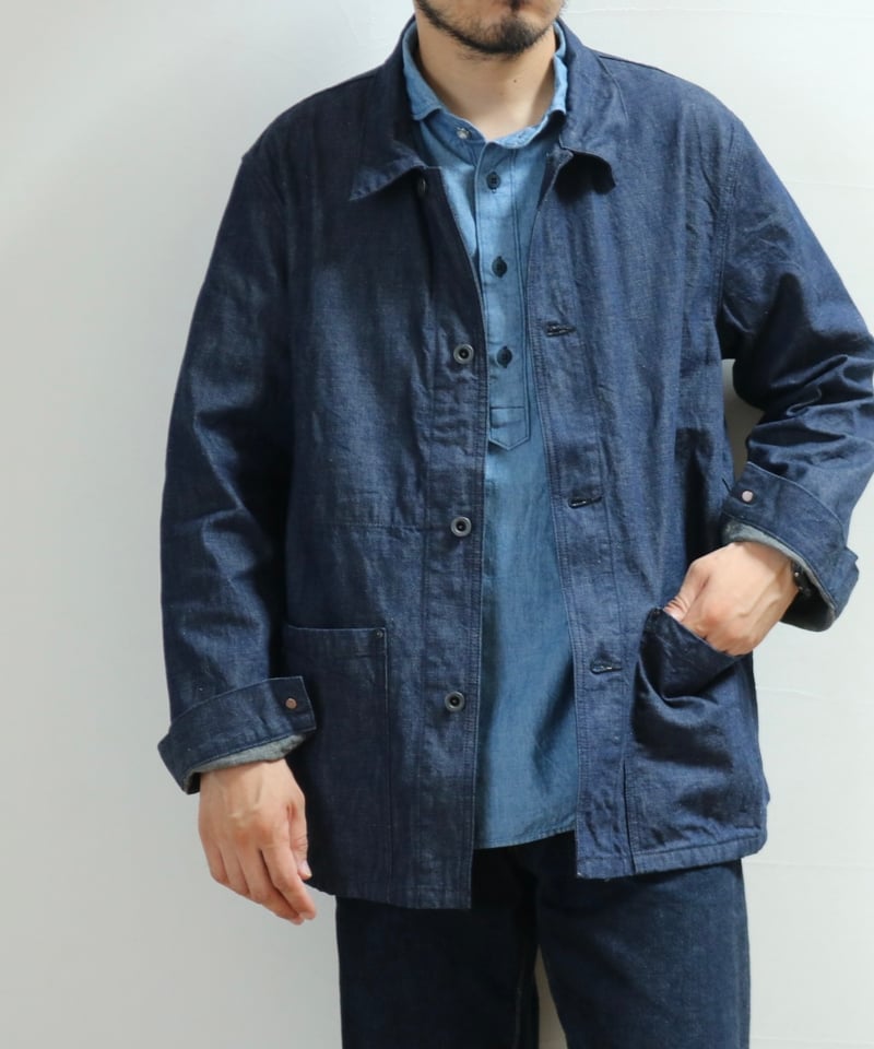 FOB FACTORY / DENIM COVER ALL / F2447 | LINKS O