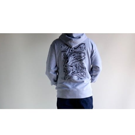 modem design / PULLOVER PARKA ''marble''