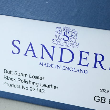 Sanders / Butt Seam Loafer / 2314B