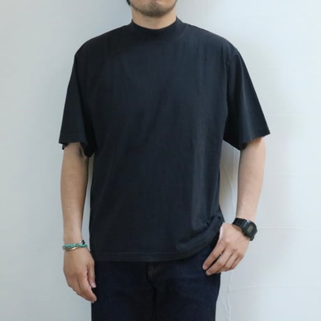 UNISEX / LOS ANGELES APPAREL / OVERSIZED SHORT SLEEVE HIGH MOCKNECK T-SHIRT / 1825GD