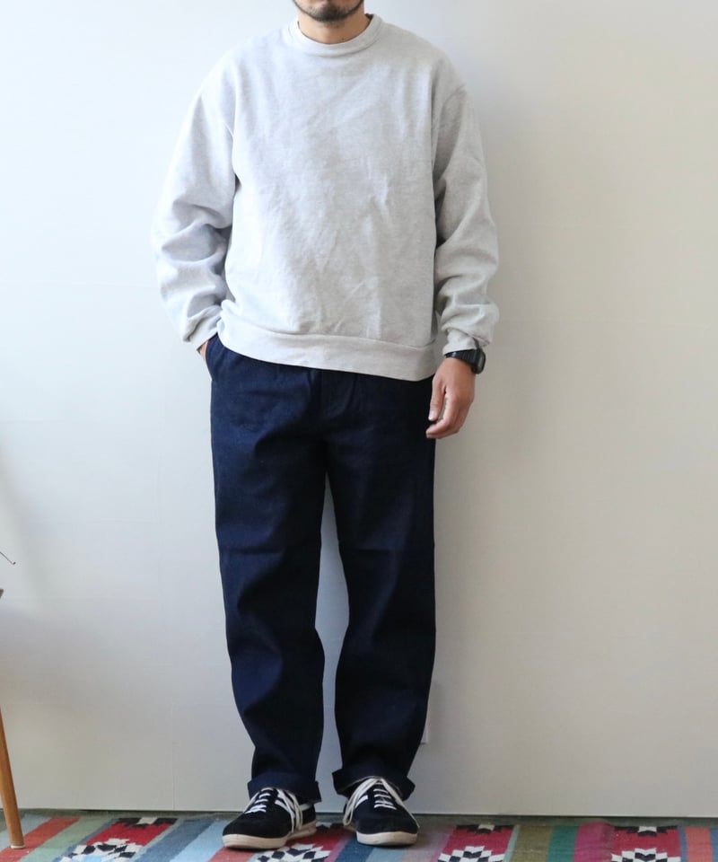 UNISEX / FOB FACTORY / DENIM TRACK PANTS / F050