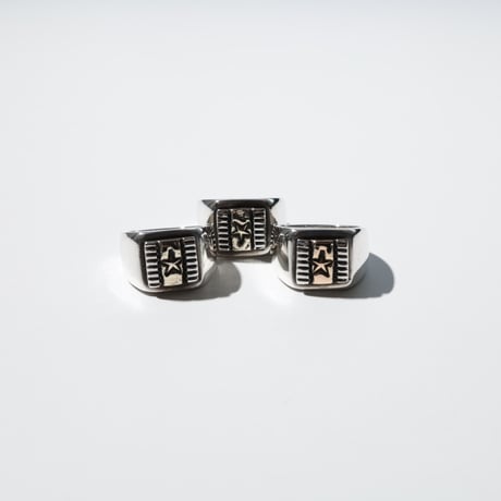 UNISEX / ナバホ族 Bruce Morgan × RIVER MAIL × LINKS / 14K Signature Star Ring