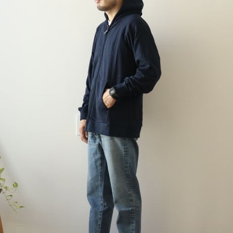 UNISEX / SPINNER BAIT / ラグランZIPパーカー オーガニックコットン裏毛 / 215OU