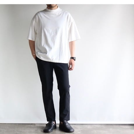 Velva Sheen / MOCK NECK BIG TEE / 162111