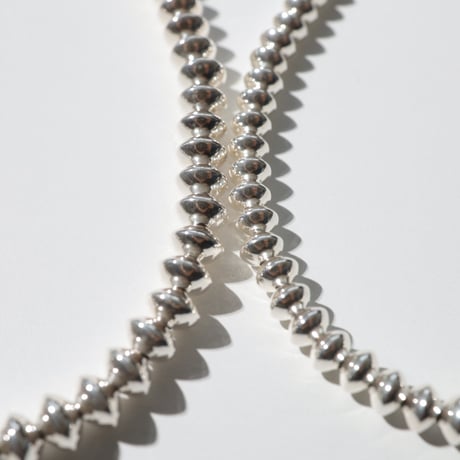 UNISEX / "RIVER MAIL'' Jewelry / ソロバンシルバービーズ ブレスレット