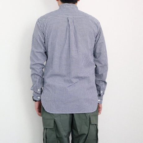 TRY & ERROR / STAND COLLAR SHIRT GINGHAM CHECK