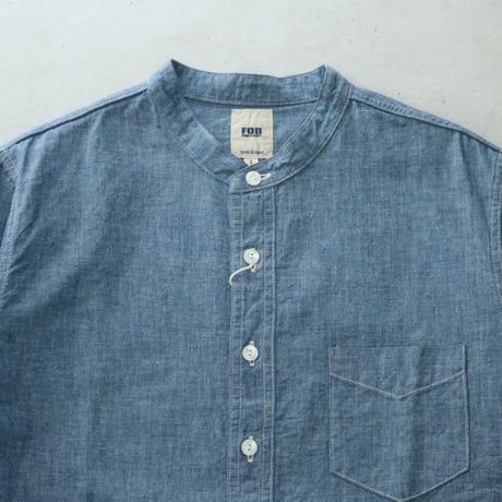 UNISEX / FOB FACTORY / BAND COLLAR SHIRT / F3428