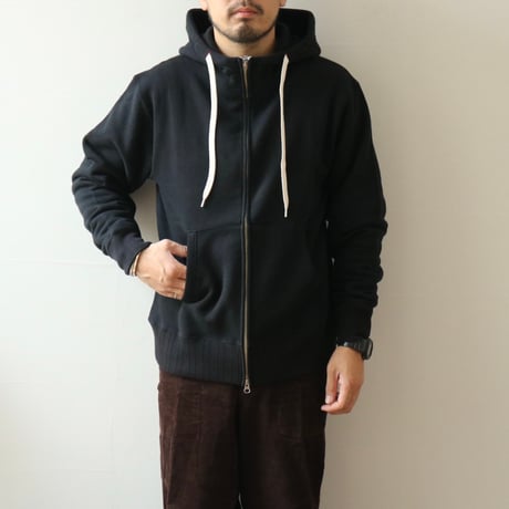 UNISEX / Velva Sheen / LOOPWHEELER BIG W-ZIP HOODIE / 162373