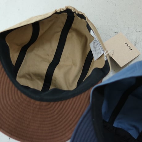 cableami / Light Back Satin (sulfide dye) SOFT BILL CAP / 008-25SS