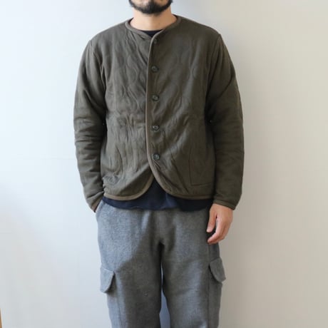 UNISEX / SPINNER BAIT / ライナーカーディガン ミリタリーキルト / 211MK
