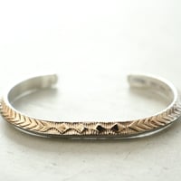 UNISEX / ナバホ族 Bruce Morgan / #6SQ プレーン(14K) プレー UNISEX / ナバホ族 Bruce Morgan / #6SQ プレーン(14K) プレー