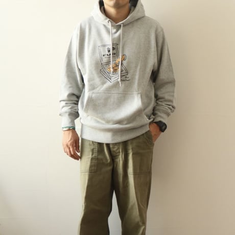 modem design / L/S Pullover Parka ''Pizza'' / F-23051564