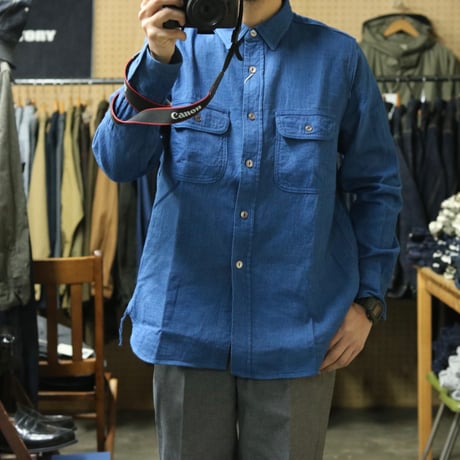 FOB FACTORY / ID GAUZE WORK SHIRT / F3507