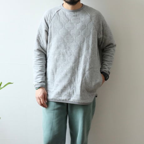 UNISEX / SPINNER BAIT / ラグランクルーネック ミリタリーキルト / 1022MK