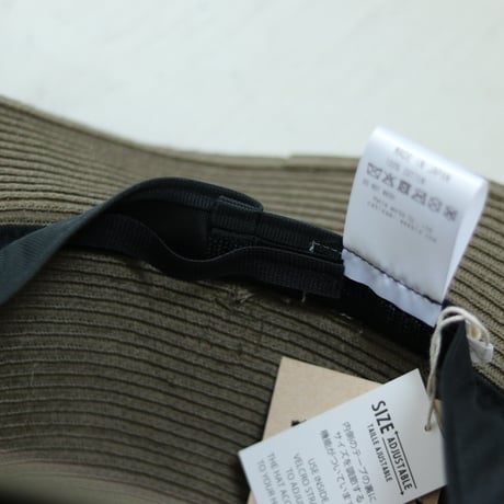 cableami / organic COTTON BRAID BUSH HAT with strap (detachable) / 026-25SS