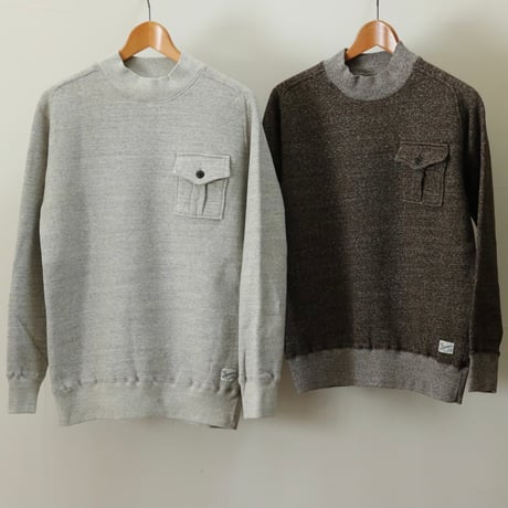 UNISEX / Kepani / Laie Mock Neck with Pocket / KP5034MS