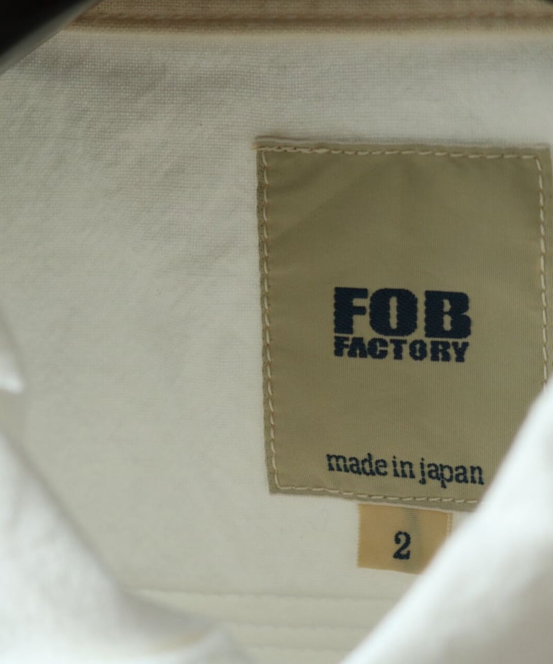 FOB FACTORY サイズ2 FOB FACTORY / OX WORK SHIRT / F3496 | LINKS ONL
