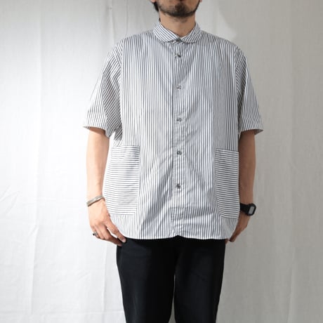 CATTA / SIDE POCKET SS SHIRT -STRIPE- / SP-02S