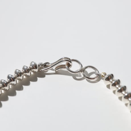UNISEX / "RIVER MAIL'' Jewelry / ソロバンシルバービーズ ブレスレット