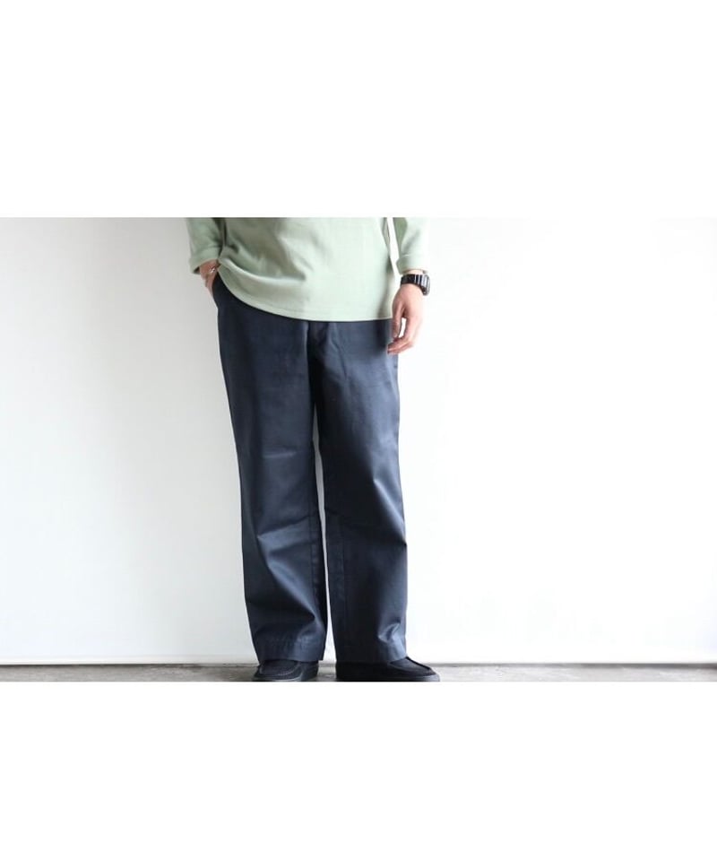 ARAN CHINO 4 チノパン ワイドパンツ ネイビー ARAN / CHINO-4 | LINKS ONLINE STORE