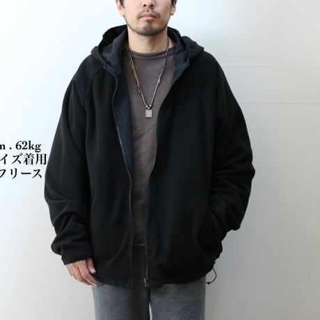 BEIMAR / Reversible Micro Fleece Hooded Jacket