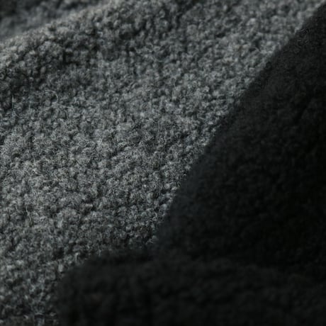 UNISEX / cableami / Recycle WOOL FLIGHT W/CAP with Earflap (Pile Stitch) / 010-23AW