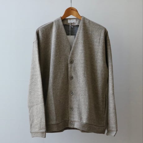UNISEX / SPINNER BAIT /  リブカーディガン ネップ接結ニット / 212N