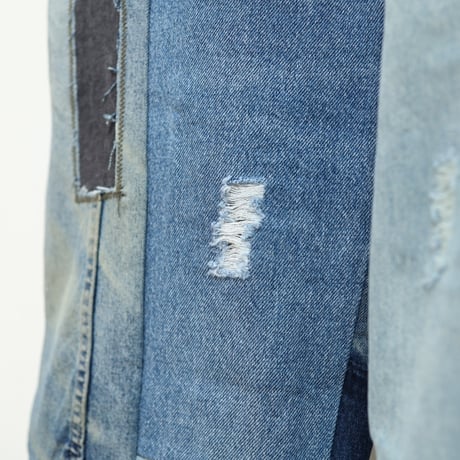 MR.REMAKEMAN / Damege Pants Denim / MR-2507670-①