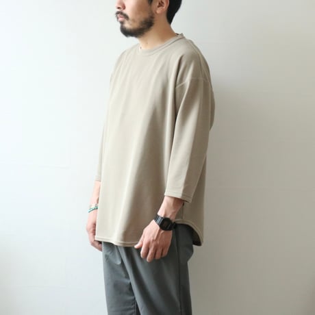 AXESQUIN -modified- / QD ECO WAFFLE FOOTBALL TEE / 321068