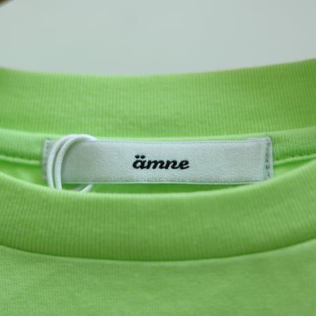 UNISEX / amne / JERSEY round hem tee / amn-CS-077
