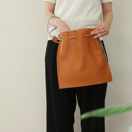 UNISEX / ''LINKS'' ORIGINAL / LEATHER CRAFT ROPE BAG