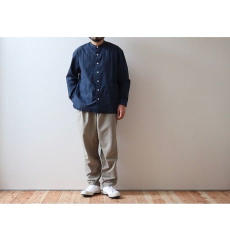 UNISEX / amne / CHAMBRAY covered shirts B.D / amn-SH-037