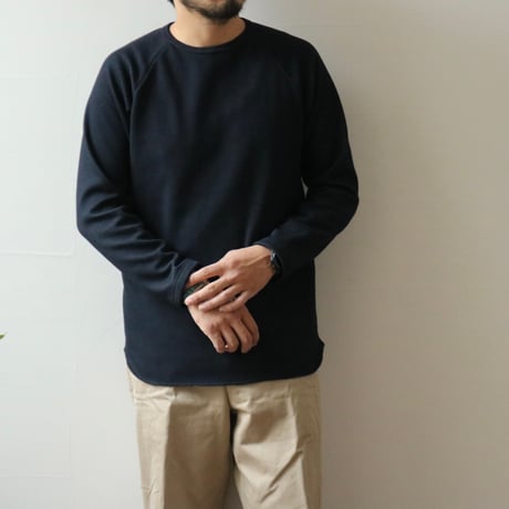 UNISEX / SPINNER BAIT / ラグランクルーネック ボンバーヒート / 102BH