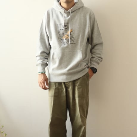 modem design / L/S Pullover Parka ''Pizza'' / F-23051564