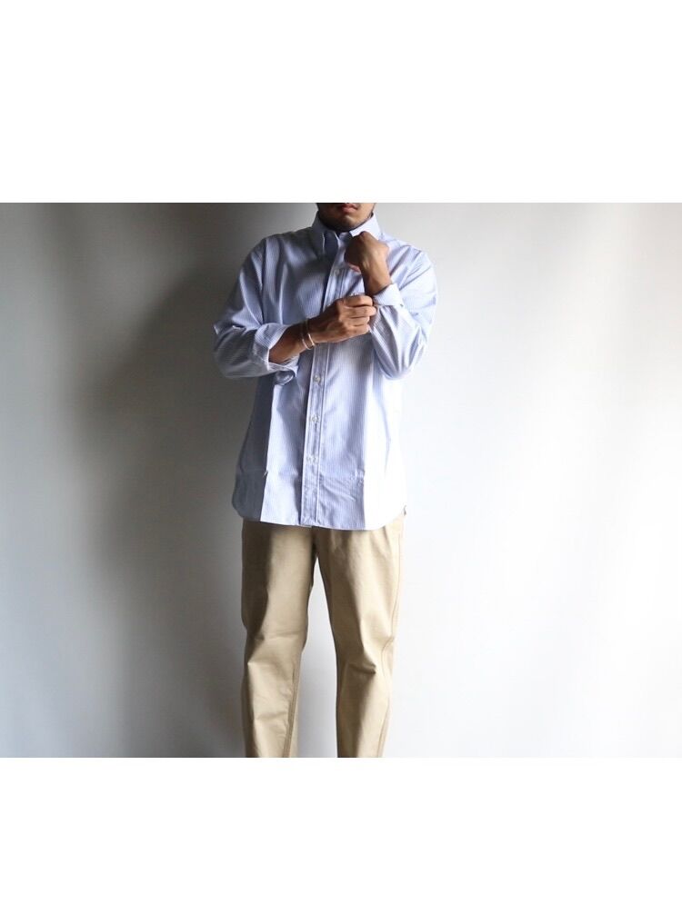未使用 GAMBERT CUSTOM SHIRTS ギャンバート ラウンド ネル GAMBERT CUSTOM SHIRTS / B.D SHIRTS / OX STRIPE