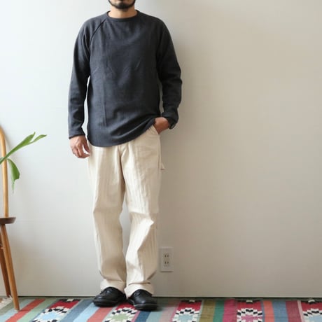 UNISEX / SPINNER BAIT / ラグランクルーネック ボンバーヒート / 102BH