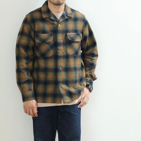 FOB FACTORY / NEL OPEN COLLAR SHIRT / F3505