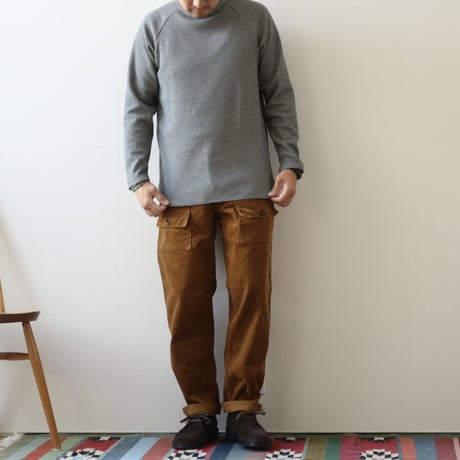 UNISEX / SPINNER BAIT / ラグランクルーネック サーマルボンバーヒート / 102TB