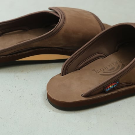 RAINBOW SANDALS / PREMIER LEATHER SINGLE LAYER ARCH MEN'S SLIDE / 301SLIDE